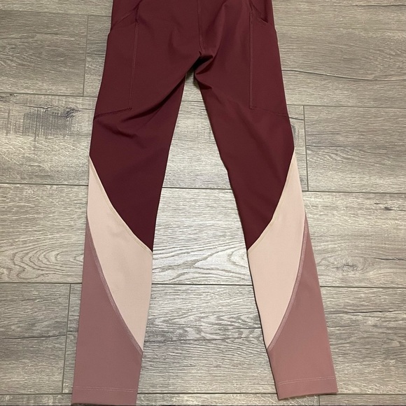 Outdoor Voices ZOOM FULL LENGTH BODYSUIT Jumpsuit DEEP TAUPE/SHIRAZ/MOCHA Sz XS - Picture 10 of 12